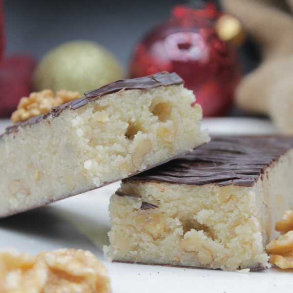 Turrón nata nueces